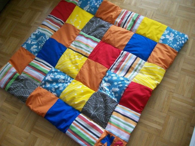 Krabbeldecke selber nähen