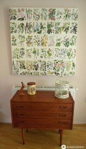 blumenwandbild