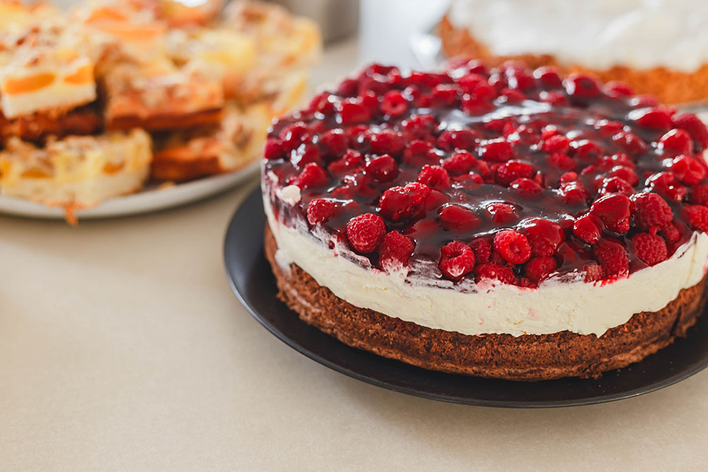 Meine Lieblingstorte - Himbeer Schoko Torte für Familientreffen glutenfrei