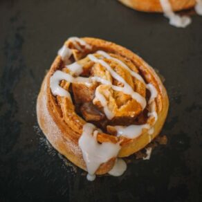Bratapfel Zimtschnecken backen einfach