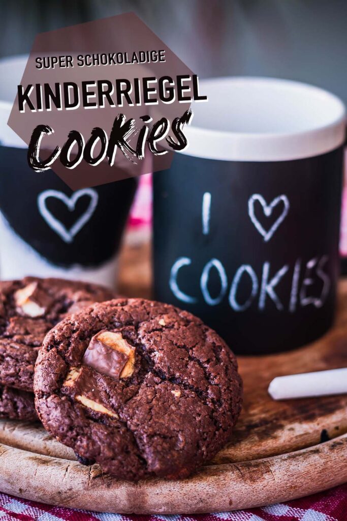 Super schokoladige Kinderriegel Cookies backen