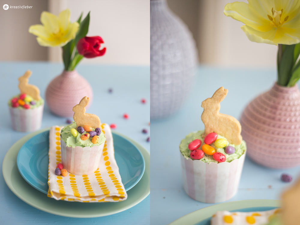 Hasen Cupcakes für Ostern - kreativfieber