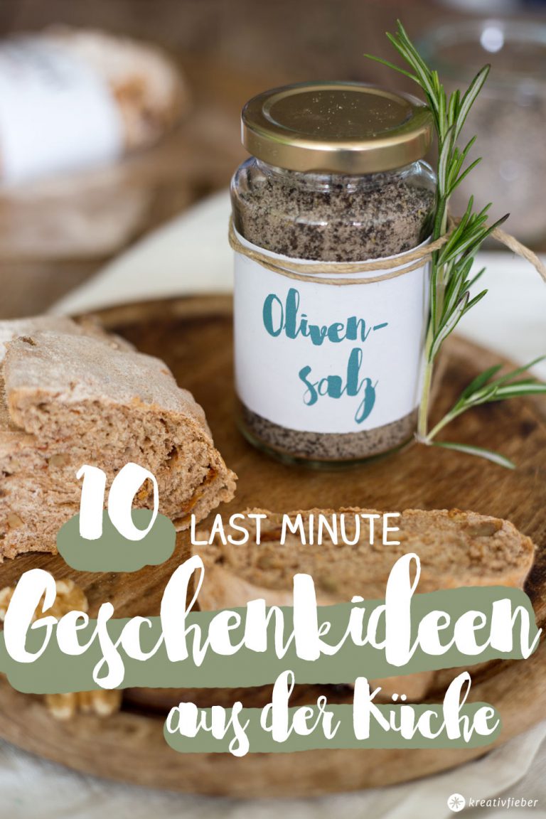 10 last minute Geschenkideen aus der Küche - Weihnachten 2016