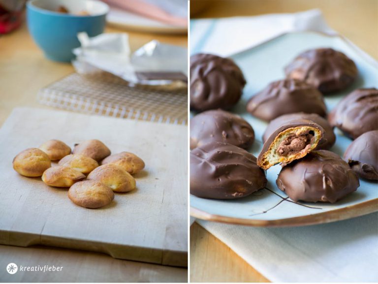 Schoko Rum Windbeutel Schoko Rum Windbeutel