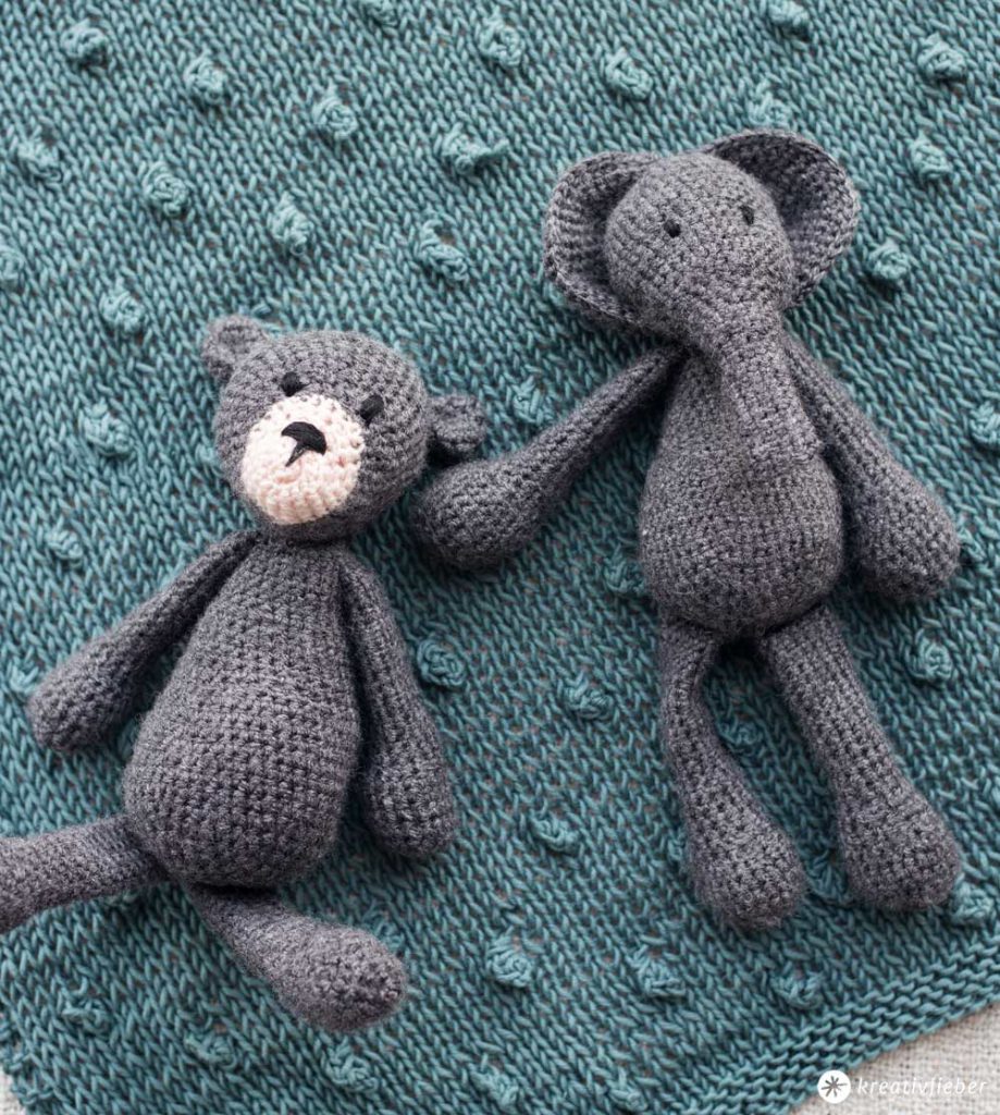 Süße Tiere häkeln - DIY für Babys - Geschenkidee zur Geburt