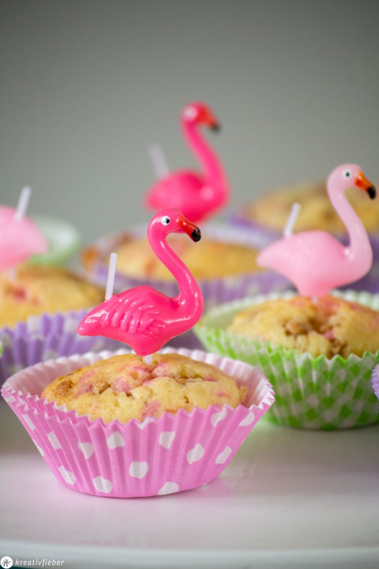 Bunte Streusel Muffins für den Kindergeburtstag