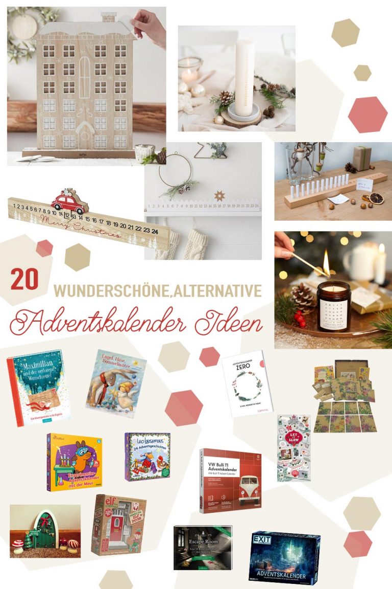 20 schöne alternative Adventskalender Ideen AdventsCountdown und Co.