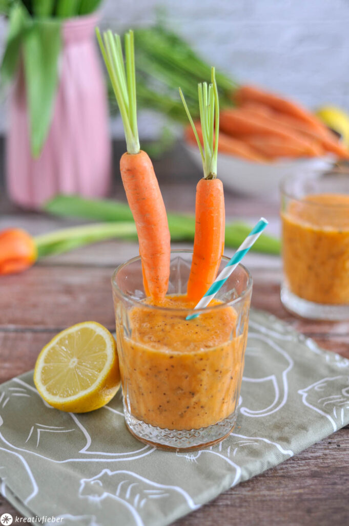 Detox Karotten-Smoothie mit Passionsfrucht