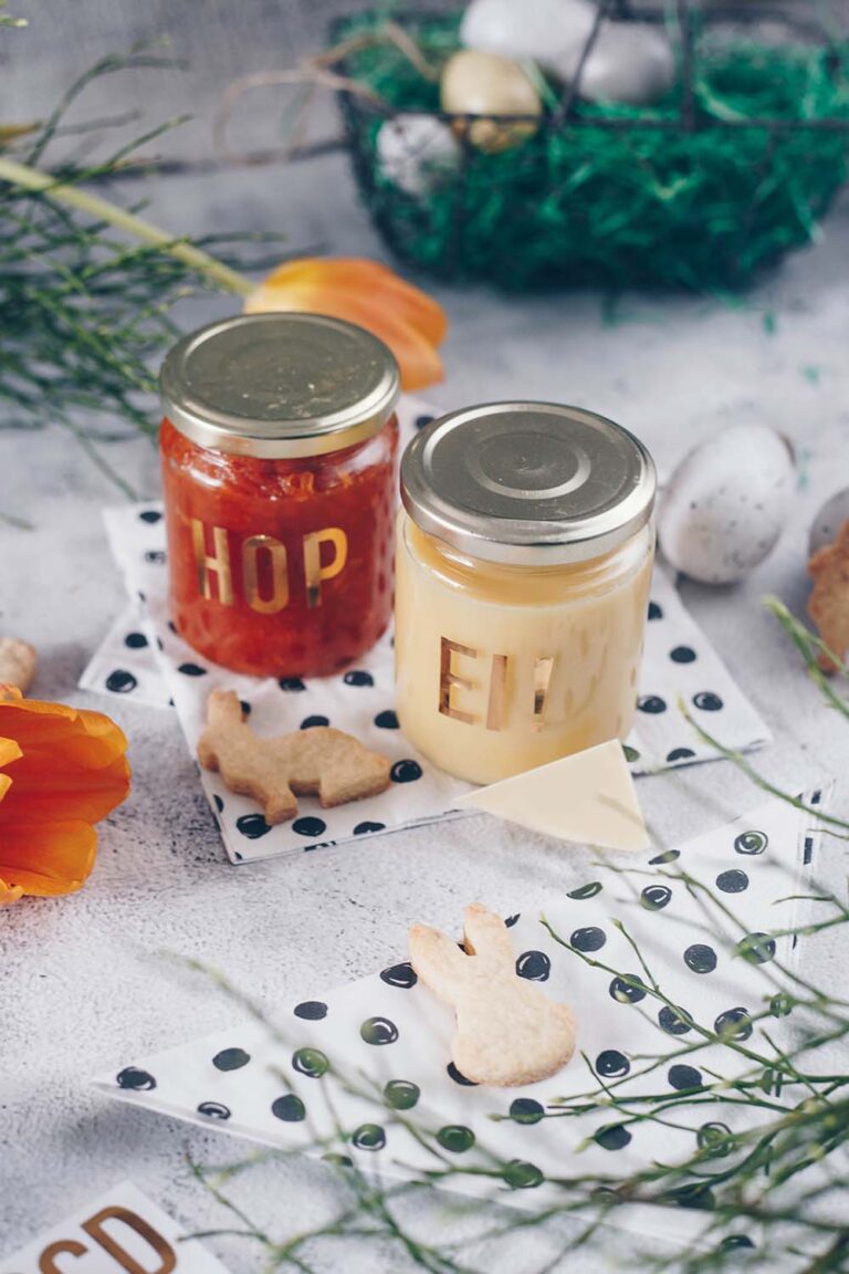 Eierlikör-Schokoladen-Aufstrich - Last Minute Geschenk zu Ostern