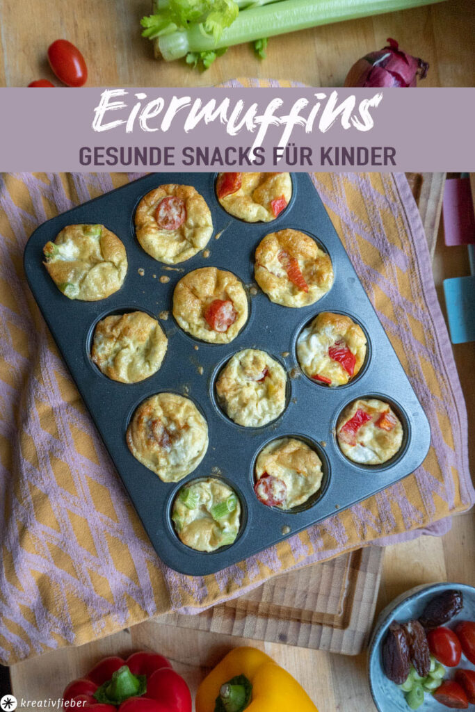 Gesunde Snacks für Kinder – Eiermuffins - kreativfieber
