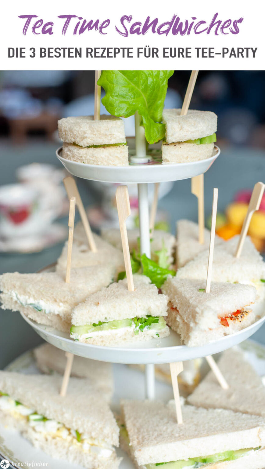 English HighTea Sandwich Recipes creative fever