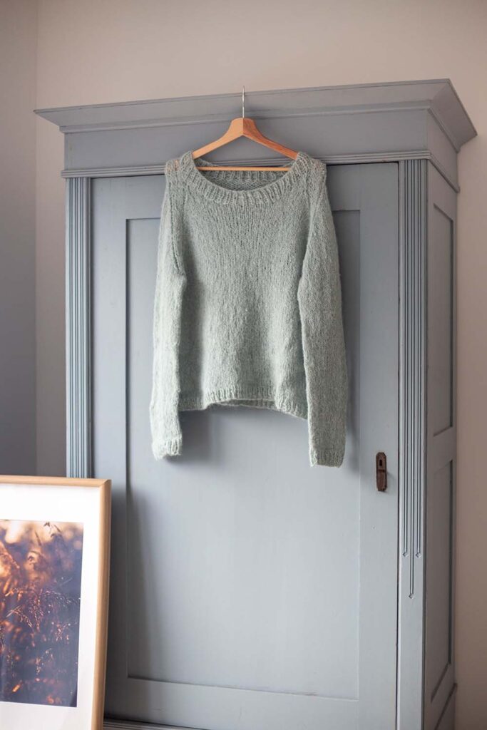 Borstet Alpakka Raglangenser stricken Erfahrung