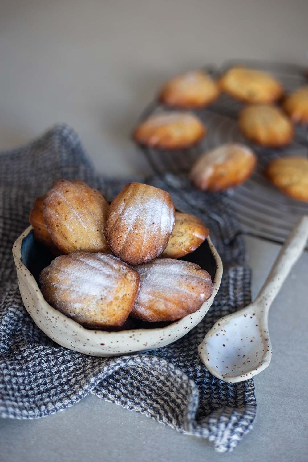 Madeleines mit Mandeln