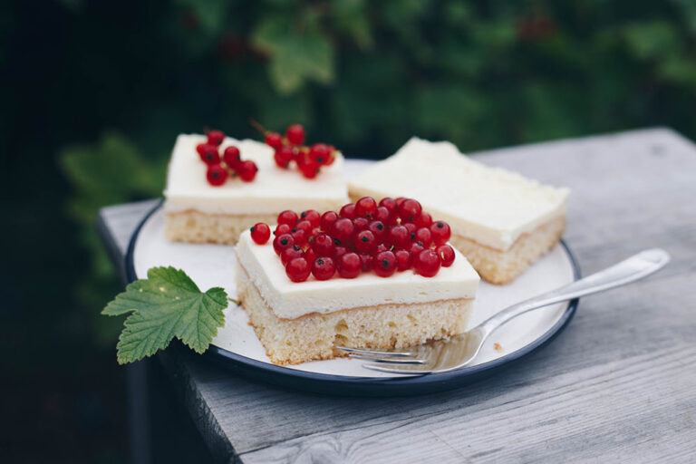 Johannisbeer Blechkuchen mit Schmand - kreativfieber Rezepte super lecker
