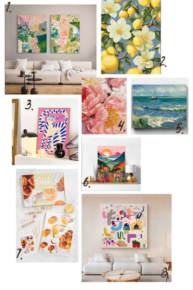 Nianxi Malen Nach Zahlen Für Erwachsene - Entspannendes DIY Kunstset Mit Leinwand Für Anfänger