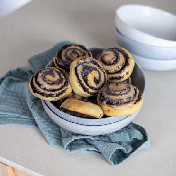 Super saftige Mohnschnecken aus Hefeteig einfach selber backen