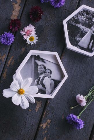 DIY Geschenk zum Jahrestag selbst machen mit Fotos