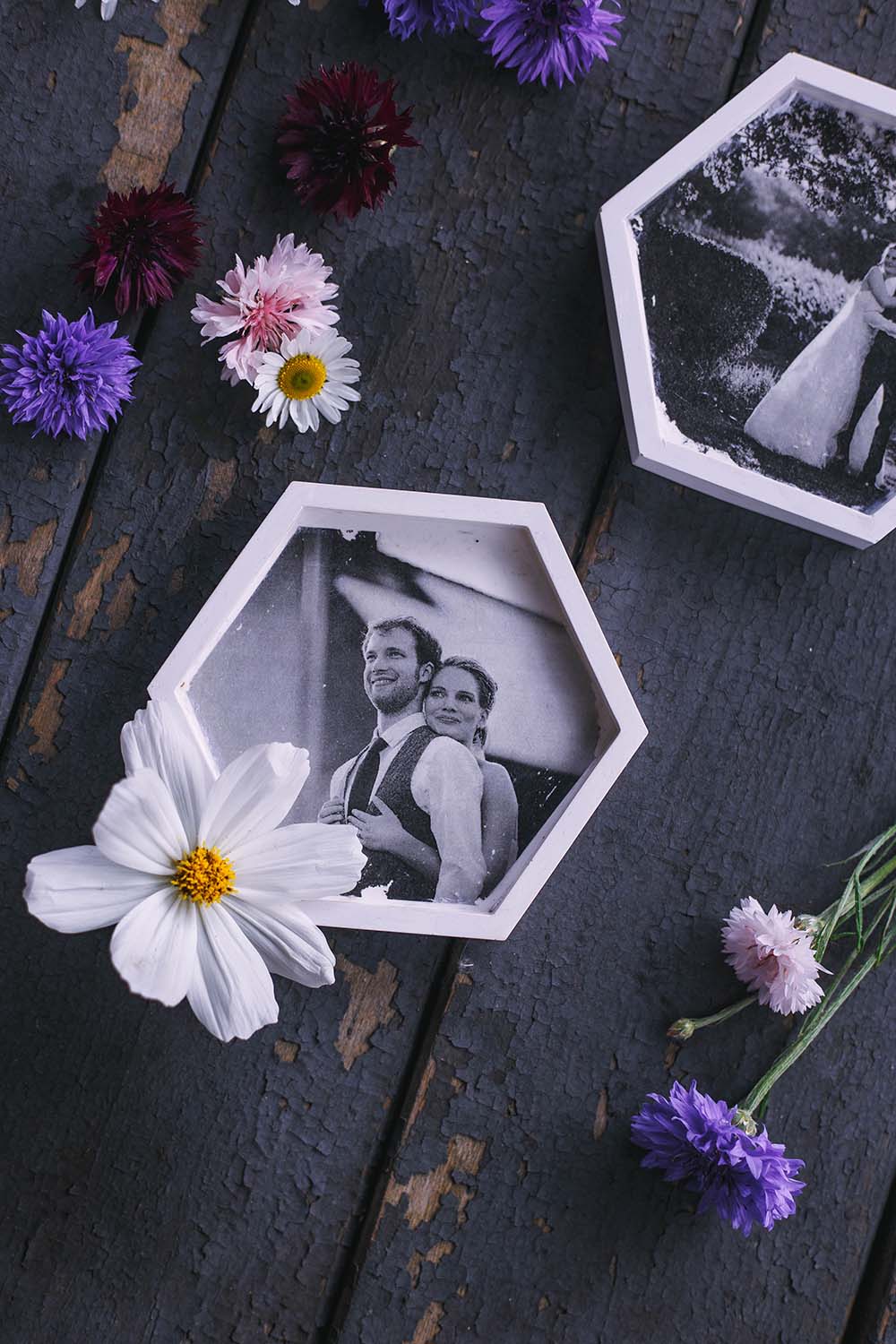 DIY Geschenk zum Jahrestag selbst machen mit Fotos