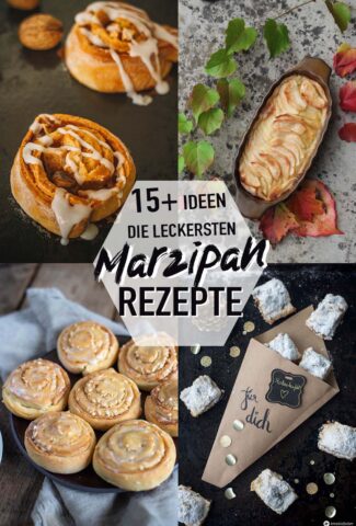 Die leckersten Marzipan Rezepte - Torten mit Marzipan, Marzipanaufstrich, Plätzchen mit Marzipan und mehr