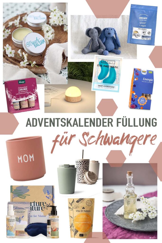 Adventskalender Füllung für eine schwangere Freundin