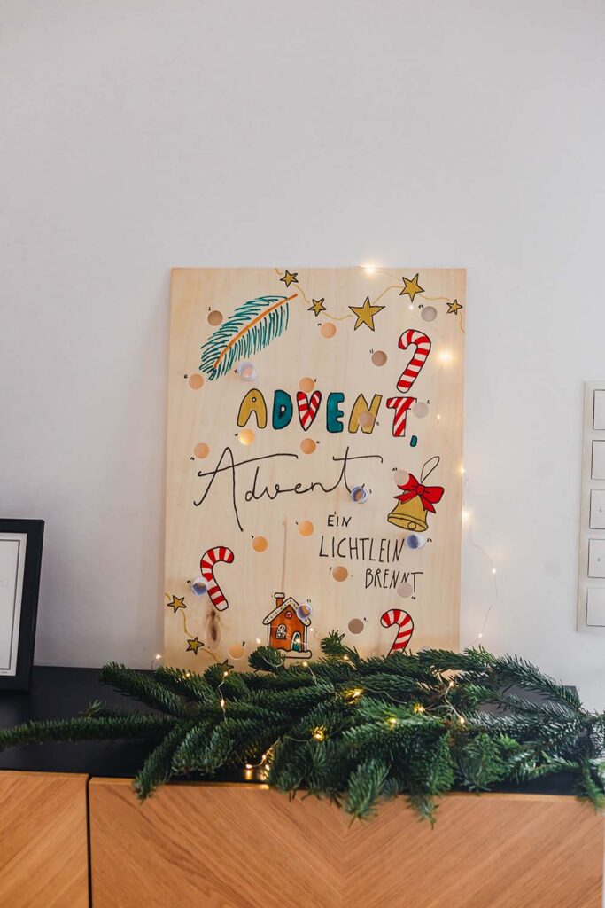 Liste mit Ideen für gemeinsame Zeit im Advent - Ausflüge verschenken Adventskalender