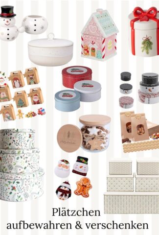 Plätzchen aufbewahren und verschenken