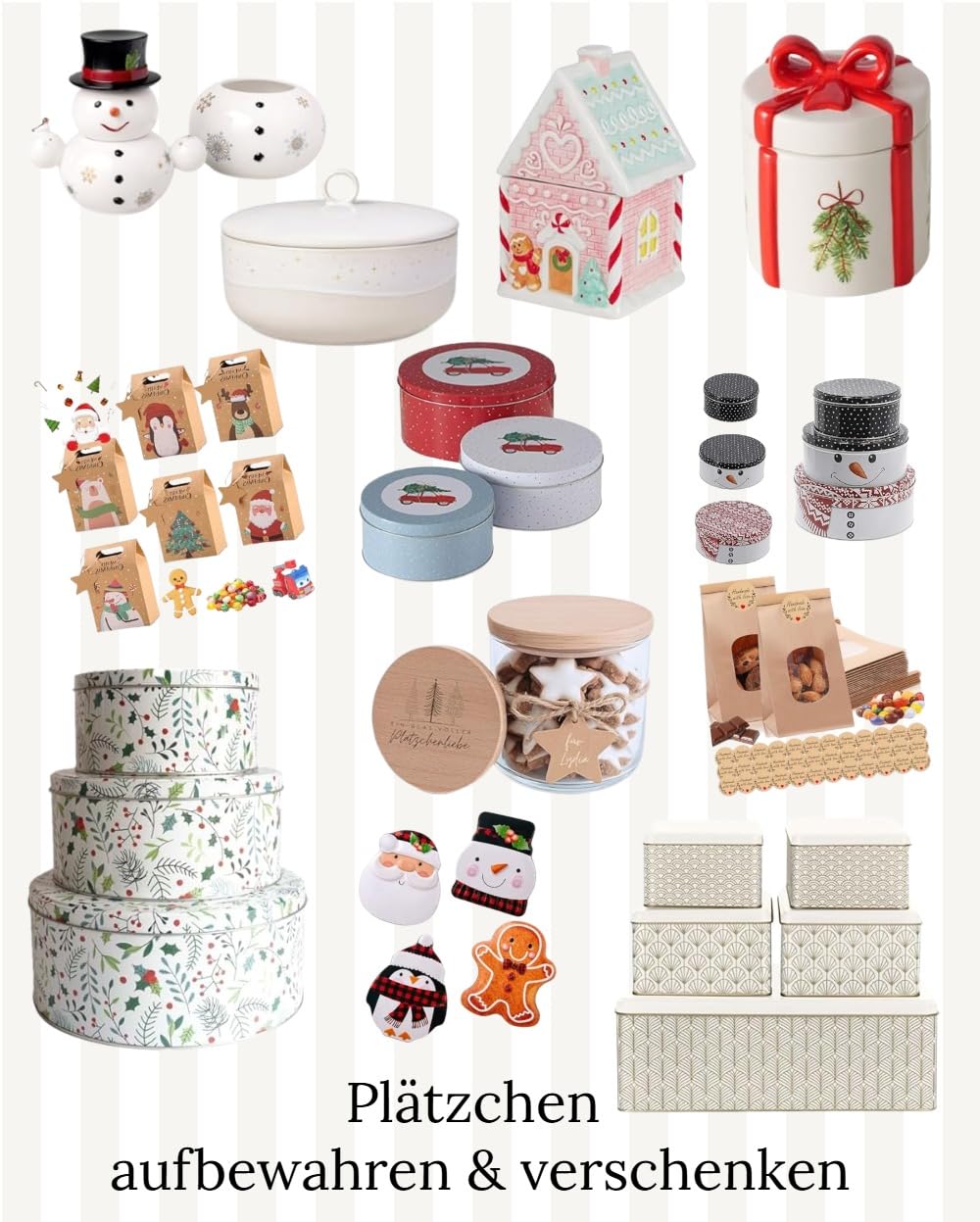 Plätzchen aufbewahren und verschenken