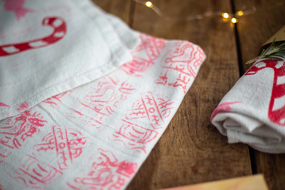 Textilien bedrucken mit Spekulatius - geht das