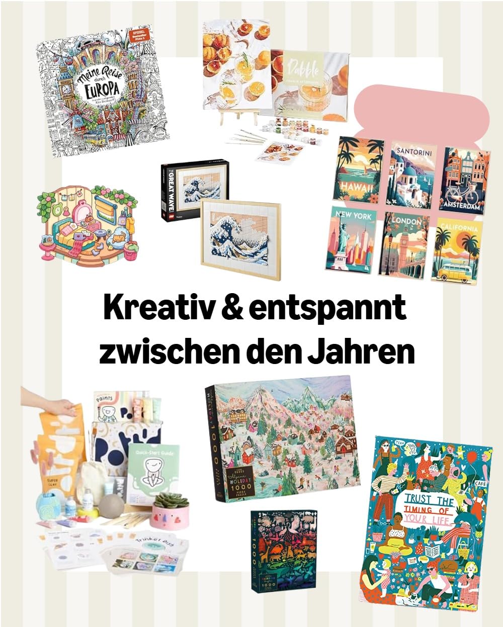 Kreativ und entspannt zwischen den Jahren - Beschäftigungsideen für Kreativität & Entspannung