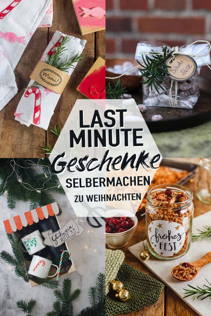 Last Minute Geschenke selbermachen zu Weihnachten