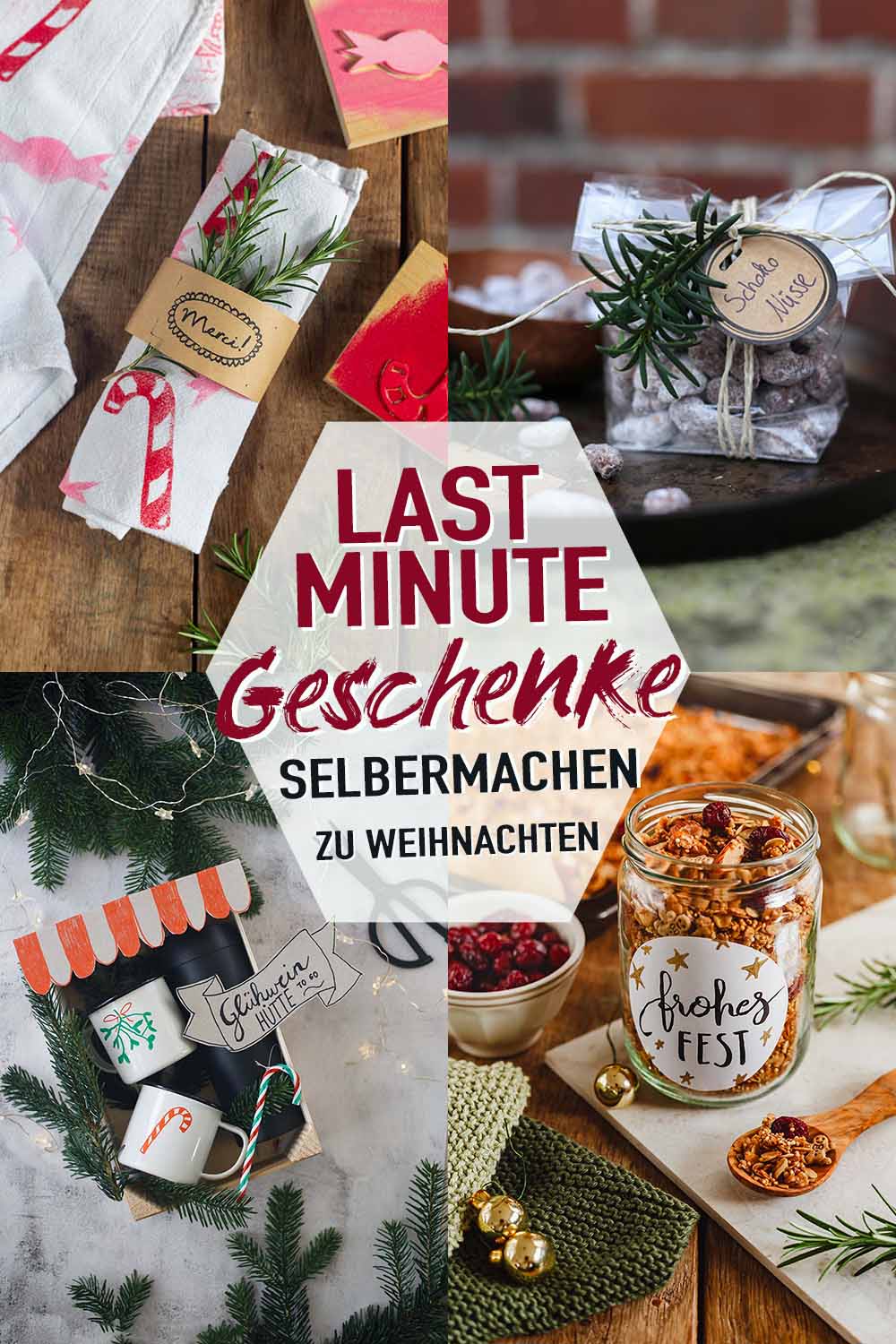Last Minute Geschenke selbermachen zu Weihnachten