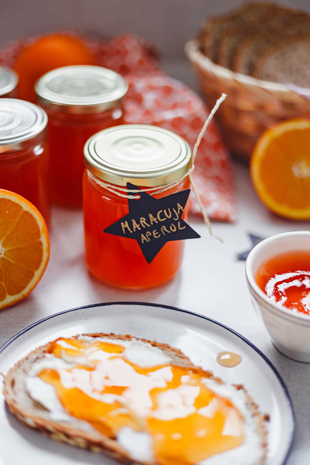 Maracuja Aperol Marmelade selbermachen last minute Geschenkidee Rezept