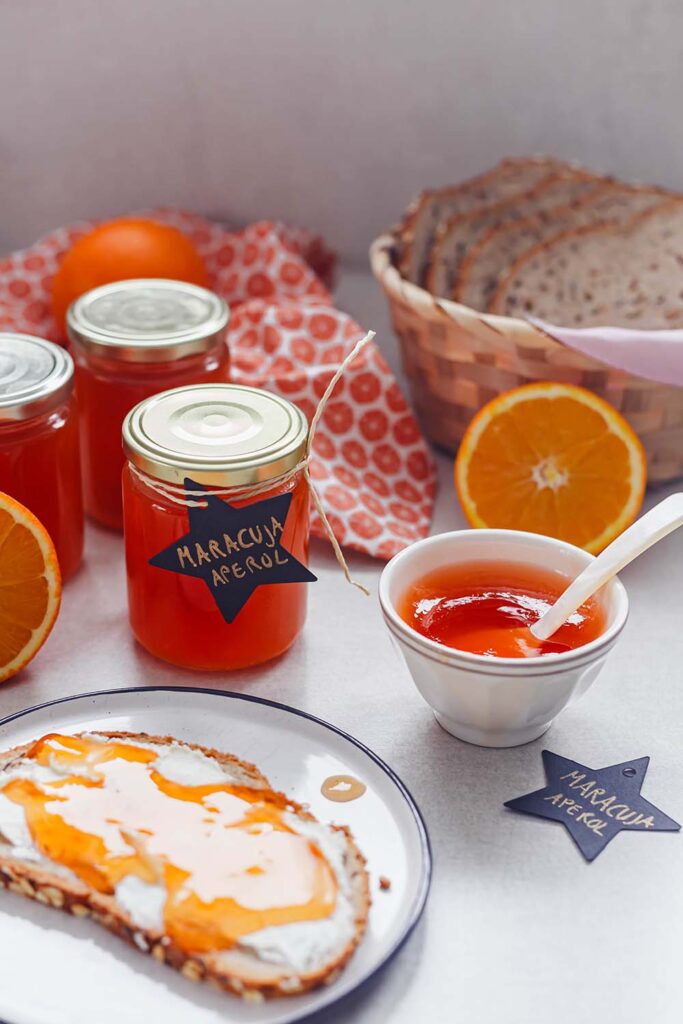 Maracuja Marmelade mit Aperol Rezept