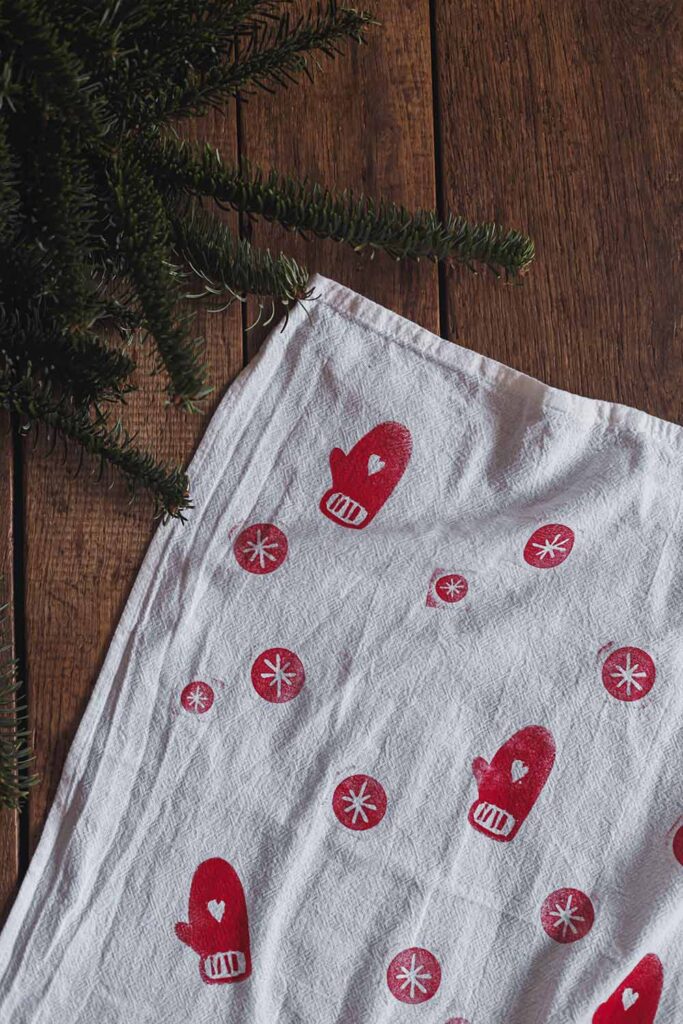 Winterhandschuhe stempeln