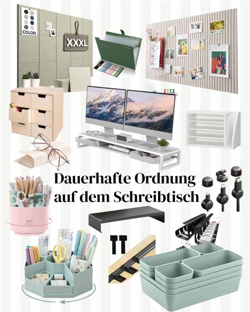 Dauerhaft Ordnung auf dem Schreibtisch mit meinen liebsten Ordnungsgadgets