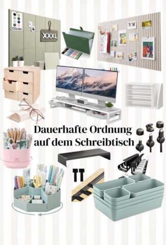 Dauerhafte Ordnung auf dem Schreibtisch - die besten Tipps zum Aufräumen und Ordnung halten