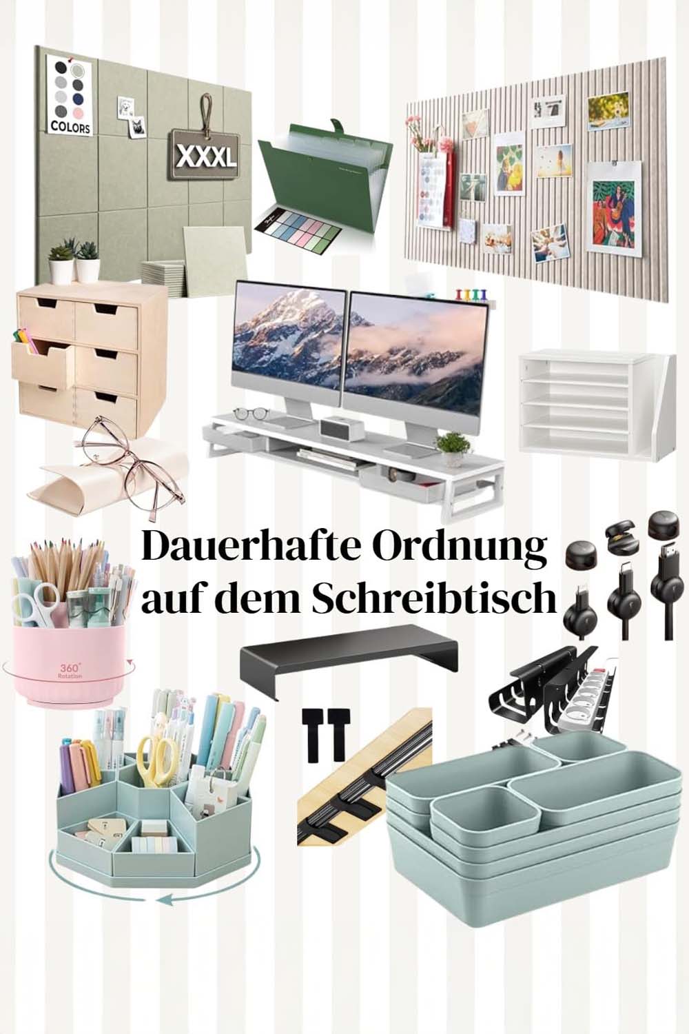 Dauerhafte Ordnung auf dem Schreibtisch - die besten Tipps zum Aufräumen und Ordnung halten