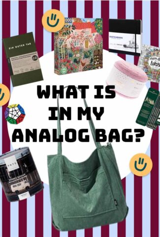 Ideen für eine analog bag - What is in my analog bag