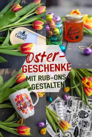 DIY Ostergeschenke mit Rub-ons gestalten – Einfache Ideen & Anleitung