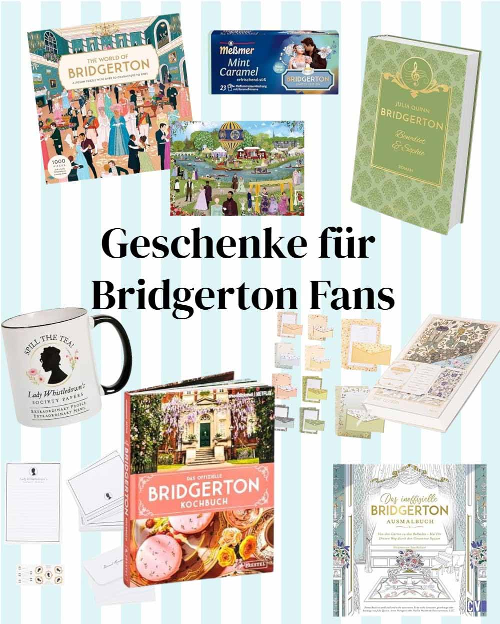 Geschenkideen für Bridgerton Fans