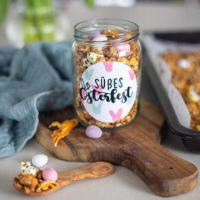 Ostermüsli Rezept - Granola zu Ostern selbermachen und verschenken