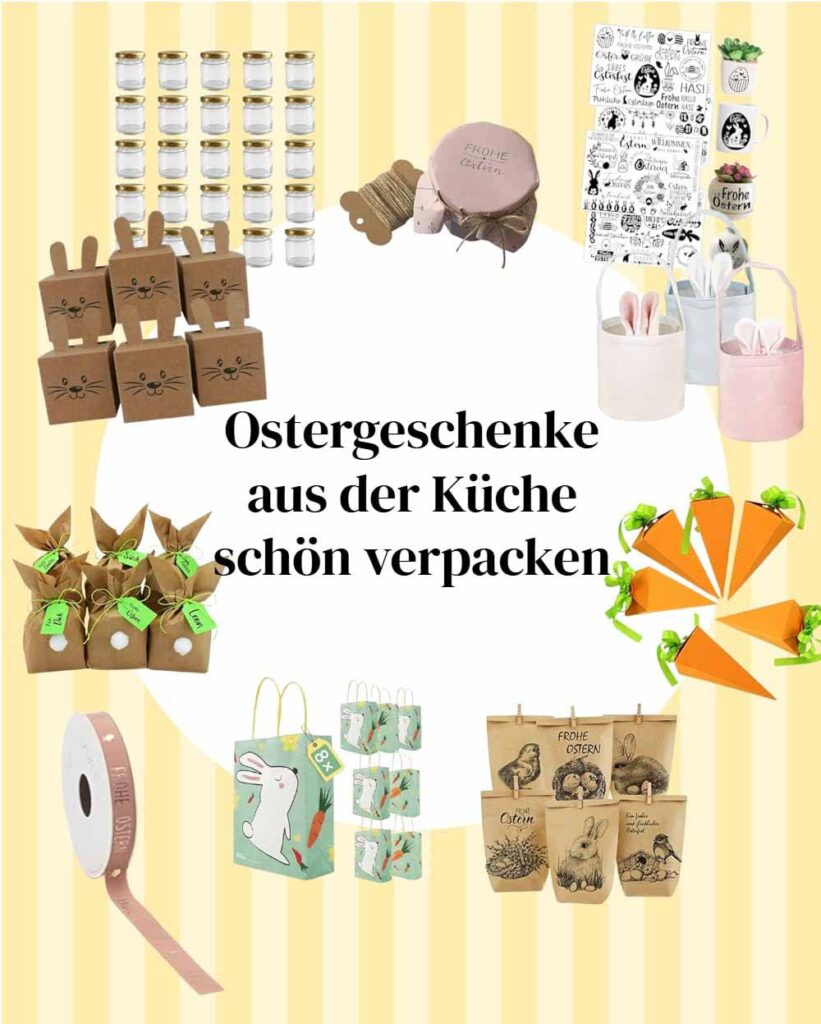 Ostergeschenke aus der Küche schön verpacken