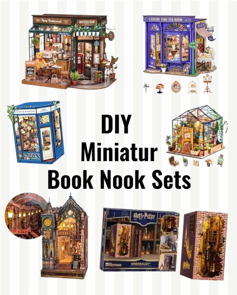 DIY Miniatur Book Nook Sets - die schönsten DIY Sets zum Starten