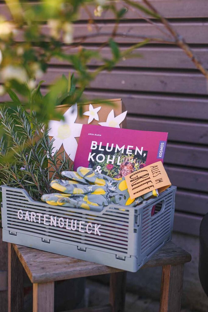 Gartengeschenkbox selbermachen - zum Geburtstag oder Muttertag