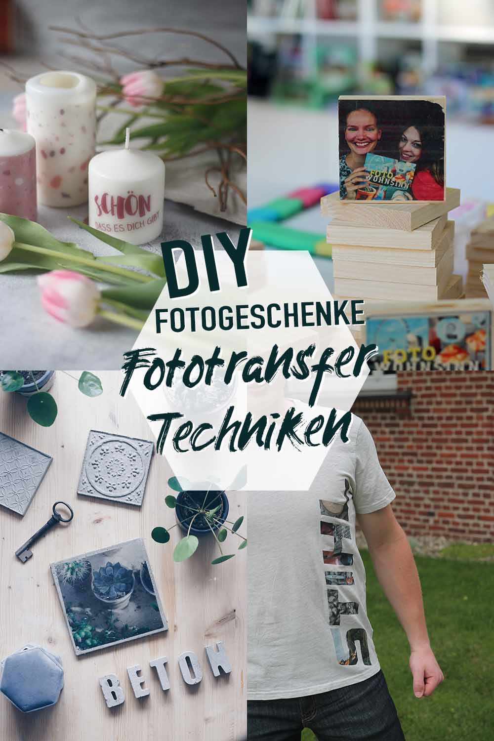 DIY Fotogeschenke selbermachen - Fototransfer Techniken im Überblick