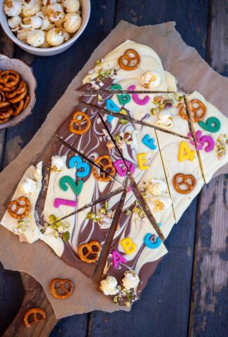 Bruchschokolade zur Einschulung verschenken Rezept