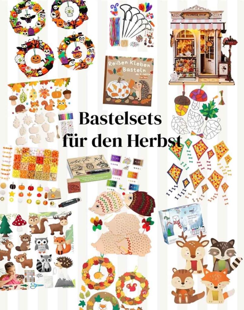 Bastelsets für den Herbst - Basteln mit Kindern