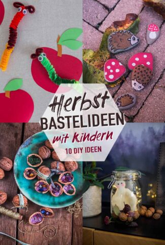 Einfache Herbst Bastelideen mit Kindern 10 DIY Anleitungen